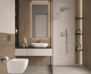 Плитка Laparet Gio deco natural бежевый арт. LP3090B0121R (30х89,5) матовый